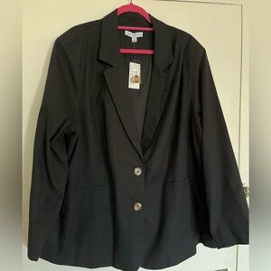 And Now This NWT Black Lined Blazer